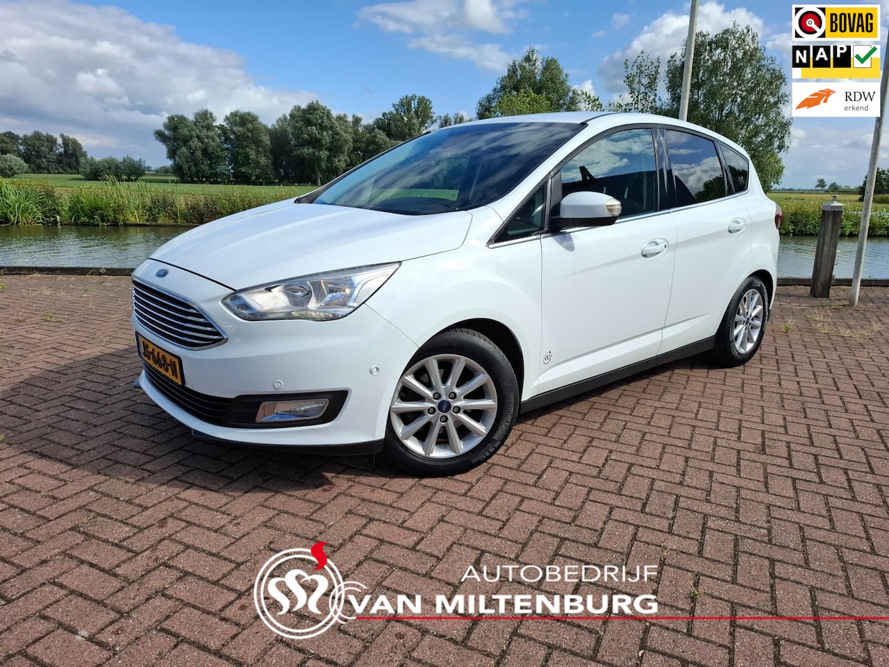 Ford C-Max - 1.0 Titanium Clima Navi Stoel- Stuurverw. Trekhaak PDC v+a - AutoWereld.nl
