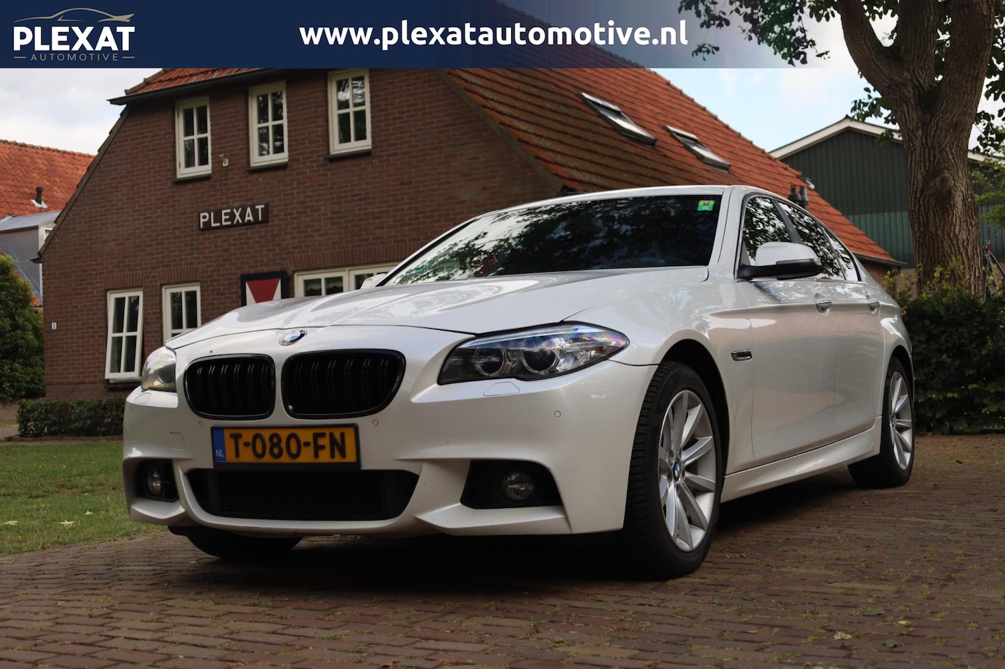 BMW 5-serie - 520d High Executive Aut. | M-Pakket | Parelmoer Wit | Lederen Interieur | Stoelverwarming - AutoWereld.nl