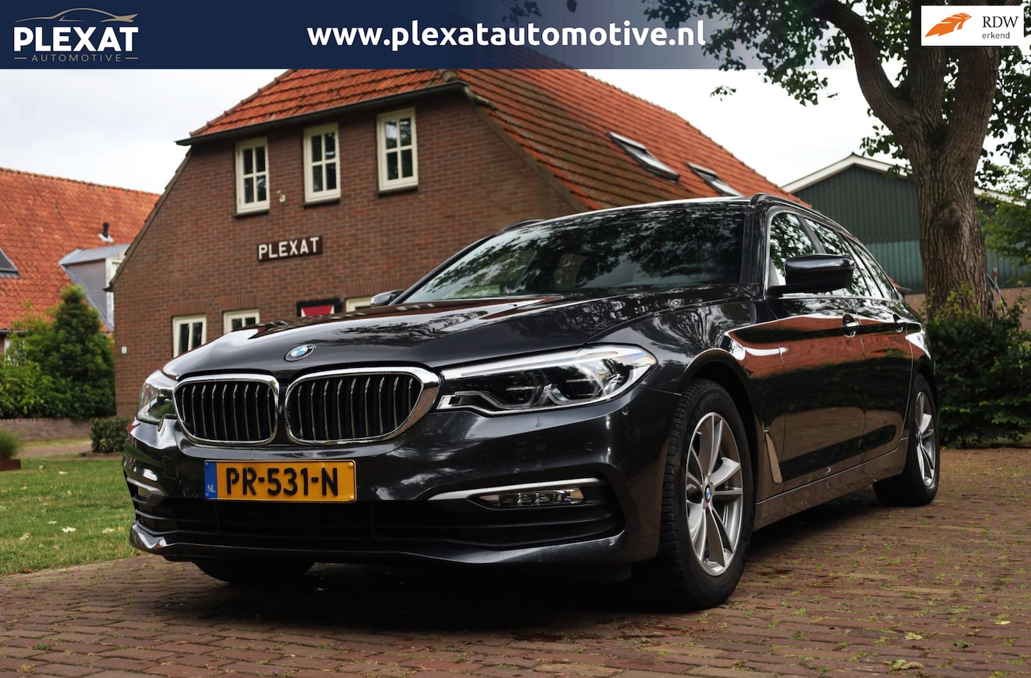 BMW 5-serie Touring - 520d High Executive Aut. | Volledig Dealeronderhouden | Panorama | Orig. NL Auto | Prof. N - AutoWereld.nl