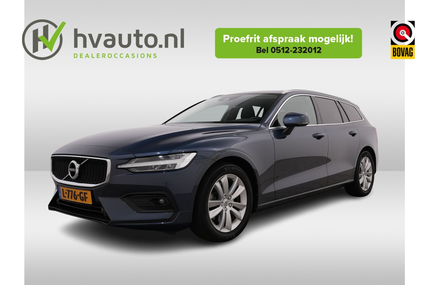 Volvo V60 - 2.0 B3 163PK BUSINESS PRO AUT8 | Navi | Standdachel | Climate Pro | Trekhaak - AutoWereld.nl