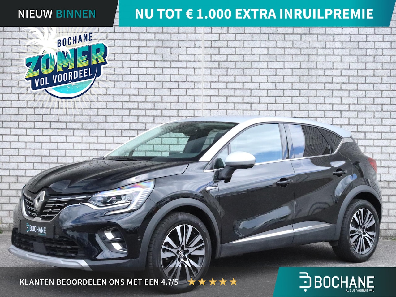 Renault Captur - 1.3 mild hybrid 160 iconic | Stoel + Stuurverwarming | Adaptive Cruise Control | Lederen b - AutoWereld.nl