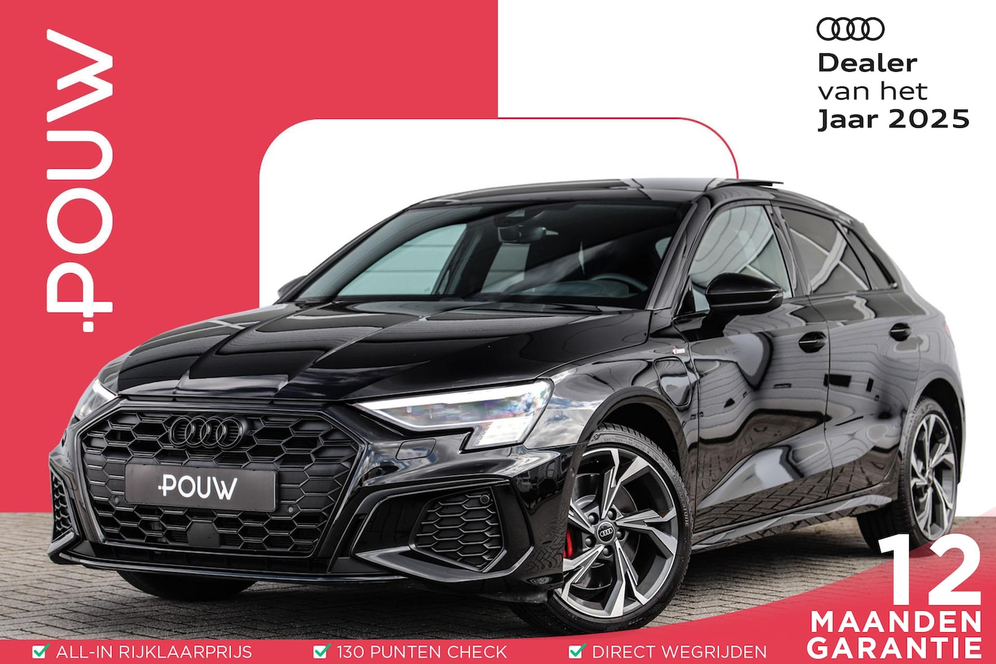 Audi A3 Sportback - 45 TFSIe 245pk S-Line Competition | Panoramadak | Head-up Display | B&O Sound - AutoWereld.nl