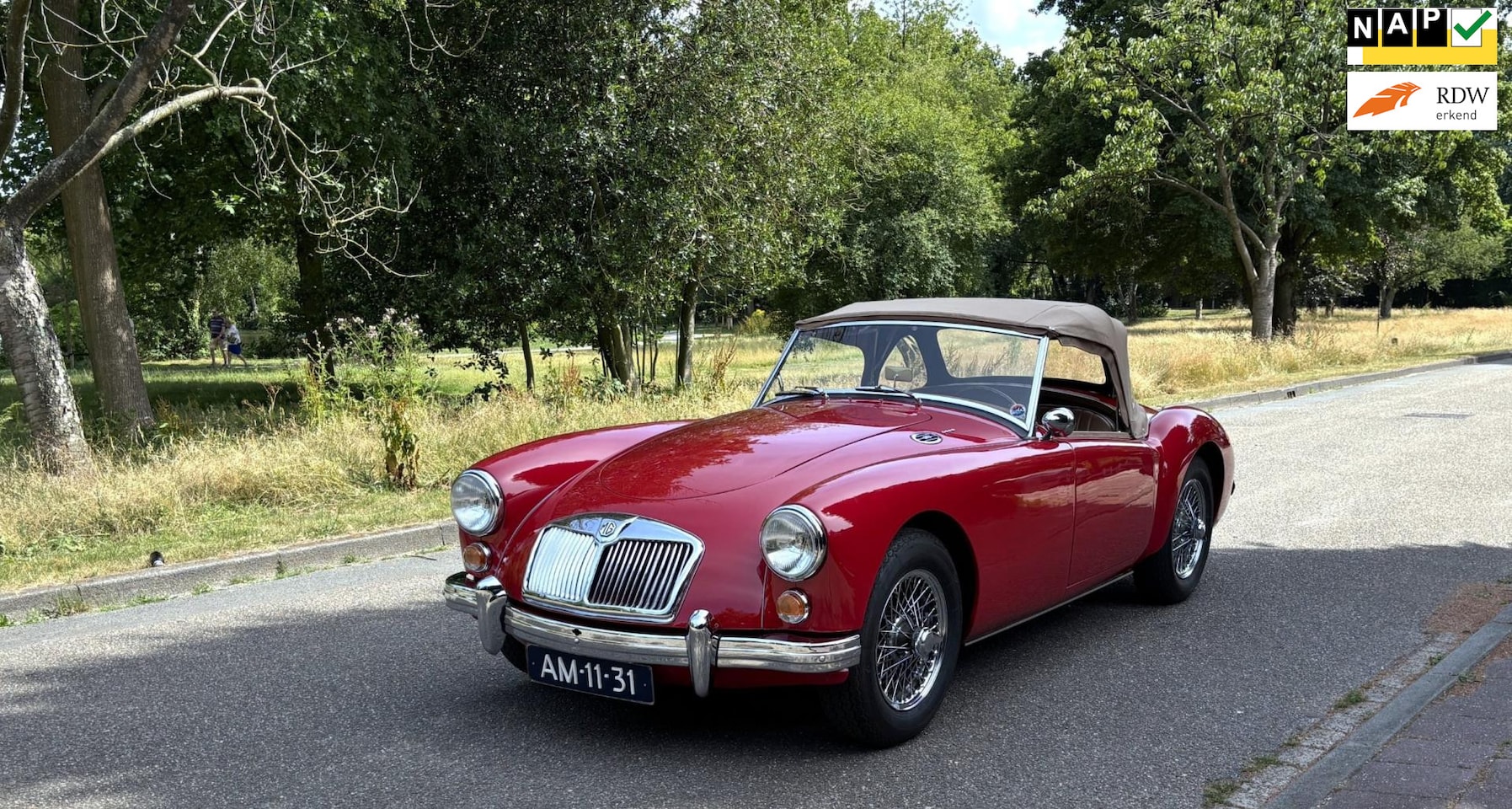 MG A 1600 - Subliem mooi gerestaureerd. - AutoWereld.nl