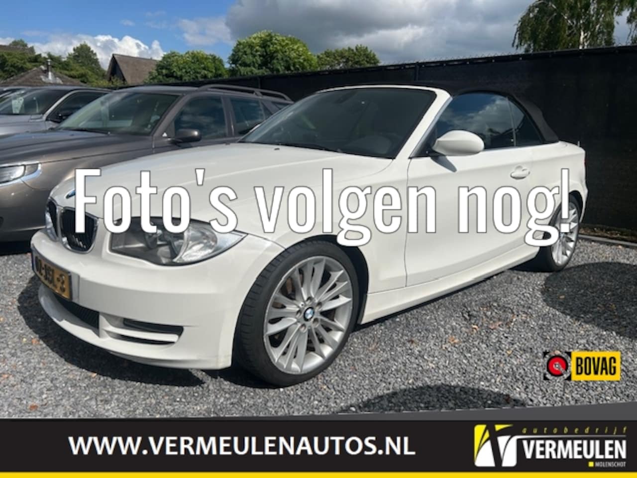 BMW 1-serie Cabrio - (e87) 120i 170PK High Executive + 18"/ Clima/ Cruise/ Leder/ Stoelverwarming/ NL aut - AutoWereld.nl