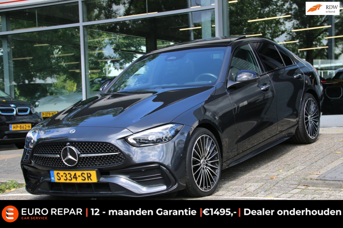 Mercedes-Benz C-klasse - 300 e AMG Line Limited PANO-DAK SFEERVERLICHTING! - AutoWereld.nl