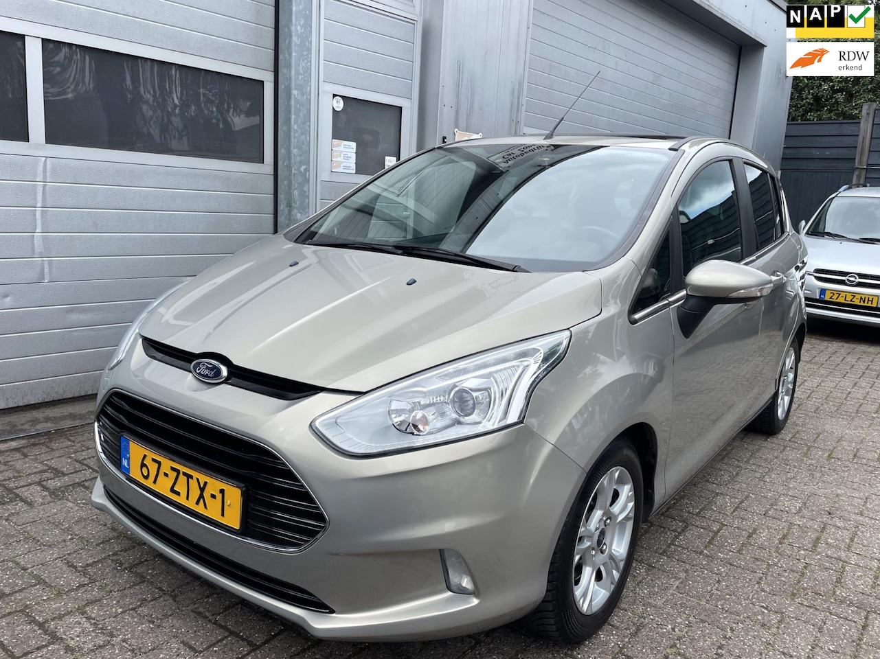 Ford B-Max - 1.0 EcoBoost Titanium-Panorama-Leder-Clima-Cruise - AutoWereld.nl