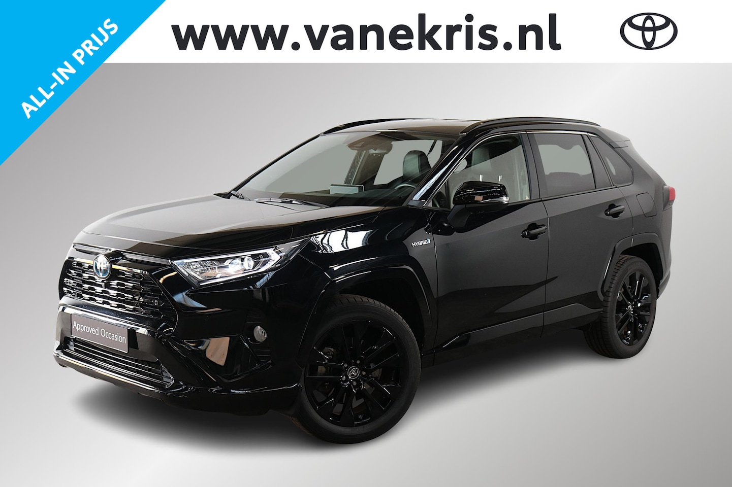 Toyota RAV4 - 2.5 Hybrid Black Edition JBL, 1e eigenaar, NL auto , Alarm, 360 camera - AutoWereld.nl