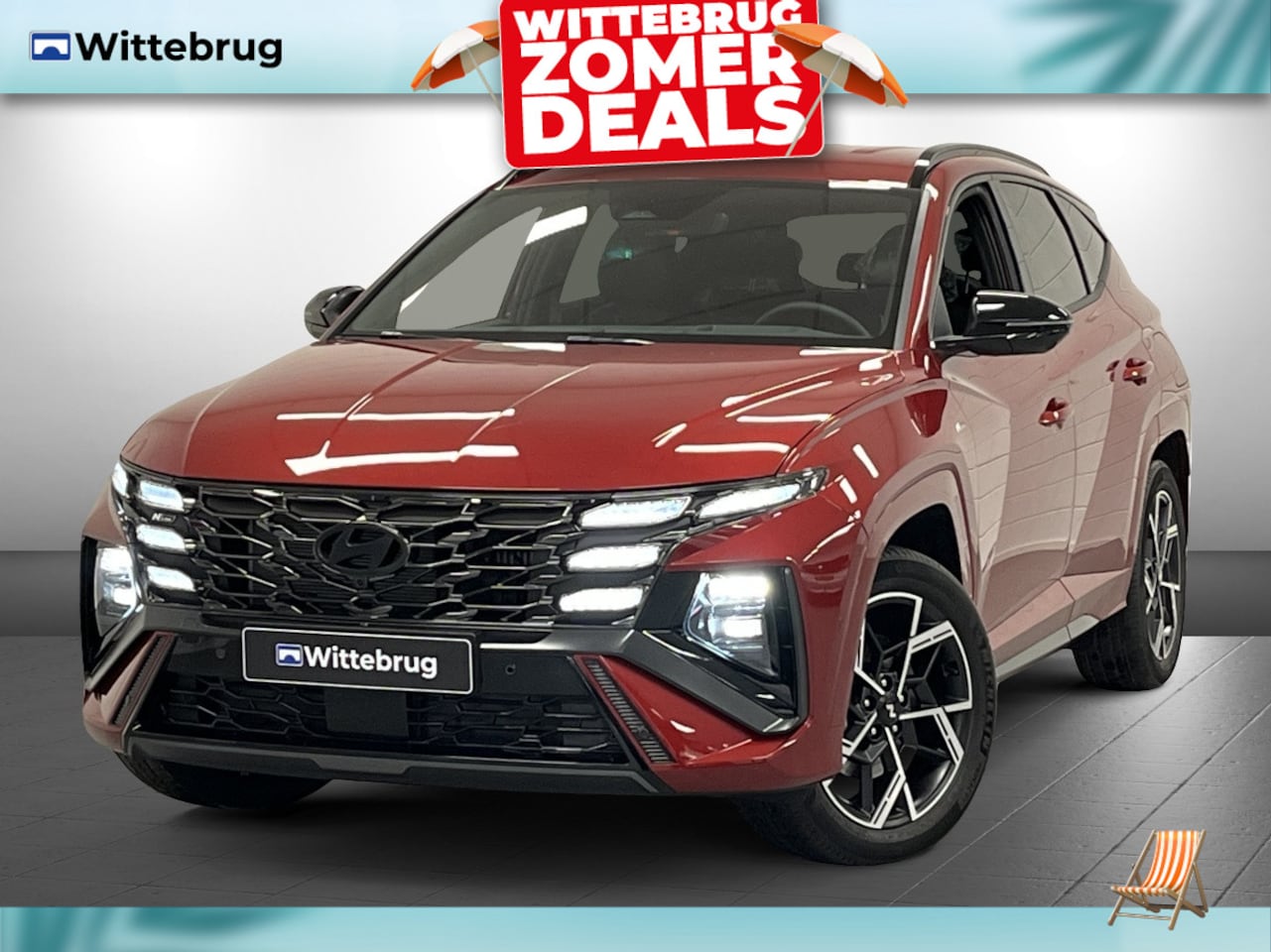 Hyundai Tucson - 1.6 T-GDI PHEV N Line FULL LED | STOELVERWARMING EN - KOELING | FULL OPTIONS Uit voorraad - AutoWereld.nl
