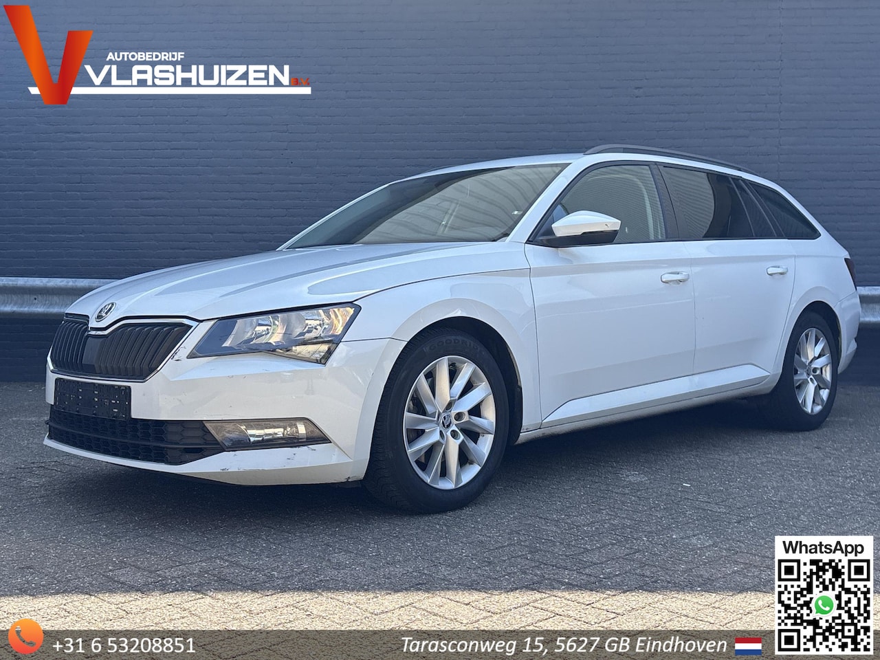Skoda Superb Combi - 1.6 TDI Active Business DSG Automaat € 8.450 NETTO | Climate | Cruise | Navi | PDC | - AutoWereld.nl