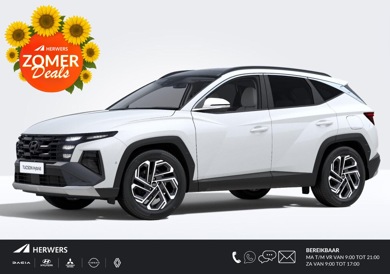Hyundai Tucson - 1.6 T-GDI HEV Premium Sky / €5000,- Voordeel Op Nieuwprijs / Rijklaarprijs / Direct Leverb - AutoWereld.nl