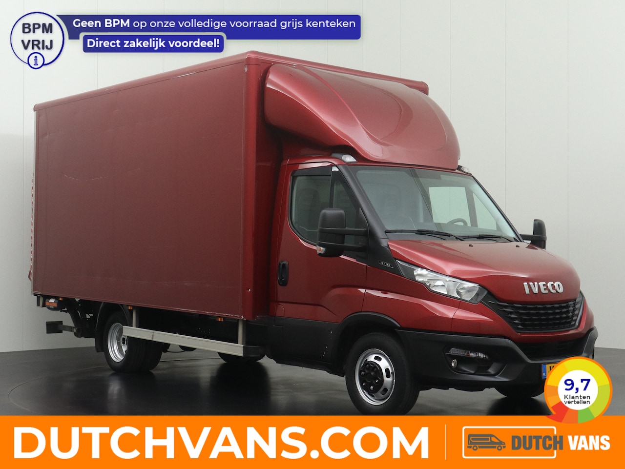 Iveco Daily - 35C16 Bakwagen+Laadklep 1000Kg | Navigatie | 3-Persoons | Laadlengte 4,50 Meter - AutoWereld.nl
