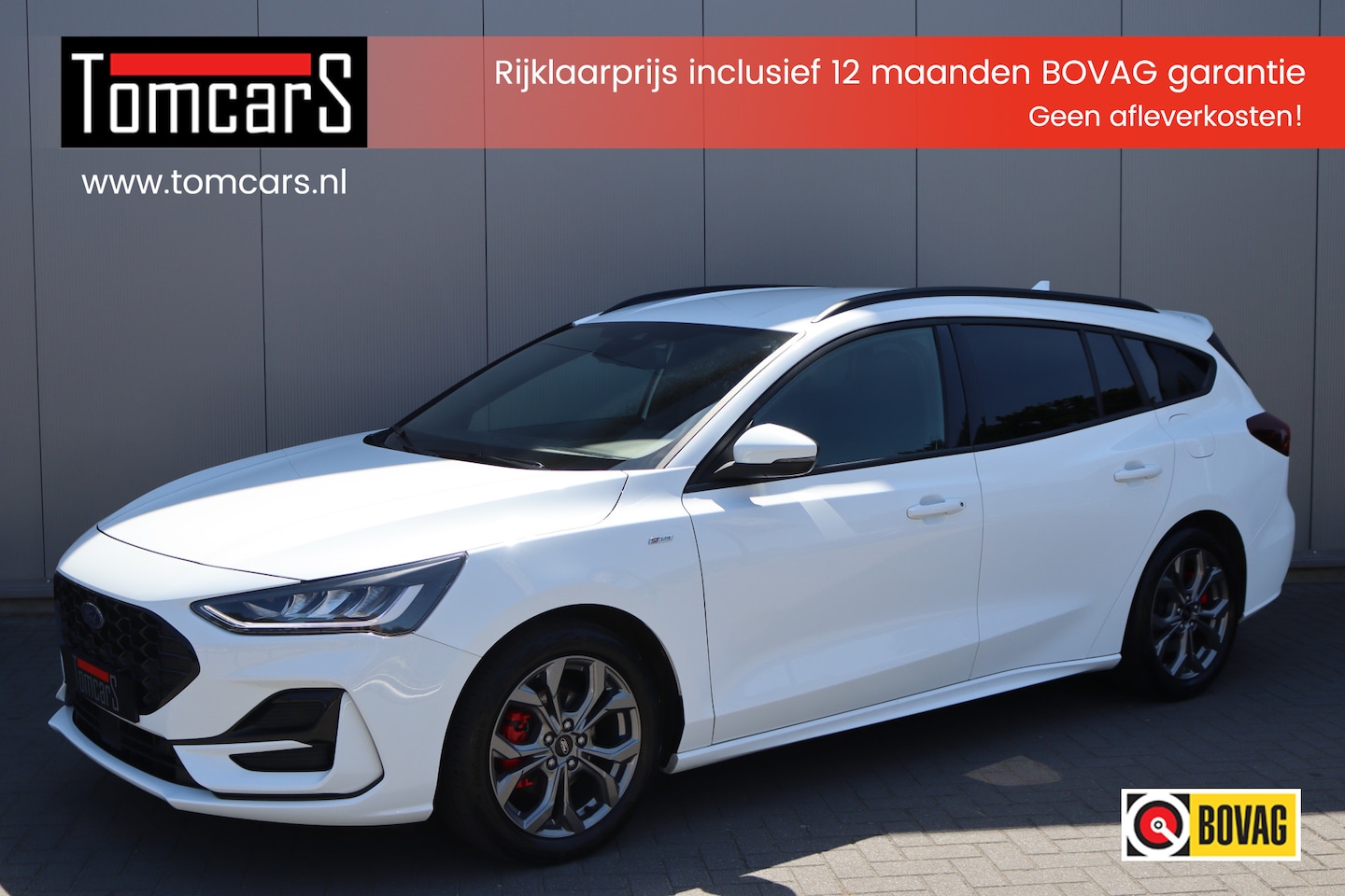 Ford Focus Wagon - 125PK EcoB. Hybrid ST Line Gr.-Navi/Adapt.-cruise/Camera/Winter-pack - AutoWereld.nl