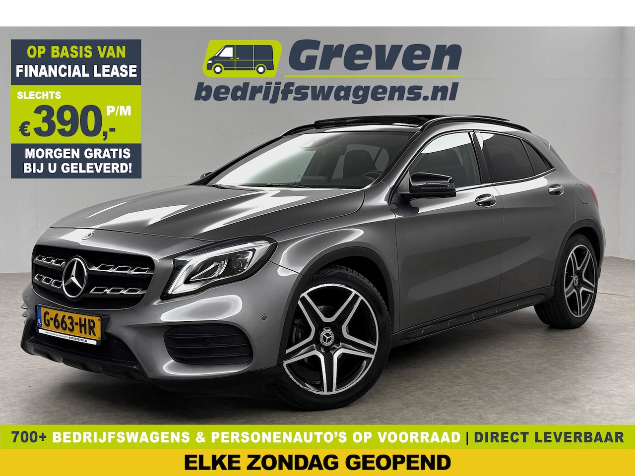 Mercedes-Benz GLA-Klasse - 180 AMG Night Upgrade Pano LED Camera Carplay Clima Cruise Navigatie PDC 19''LMV - AutoWereld.nl