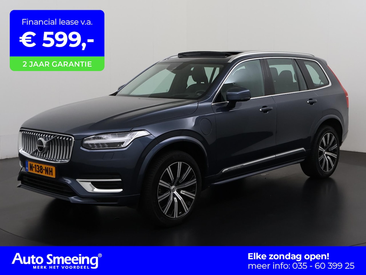 Volvo XC90 - 2.0 T8 Recharge AWD Inscription Exclusive | Panoramadak | 360 Camera | Head Up | Zondag Op - AutoWereld.nl