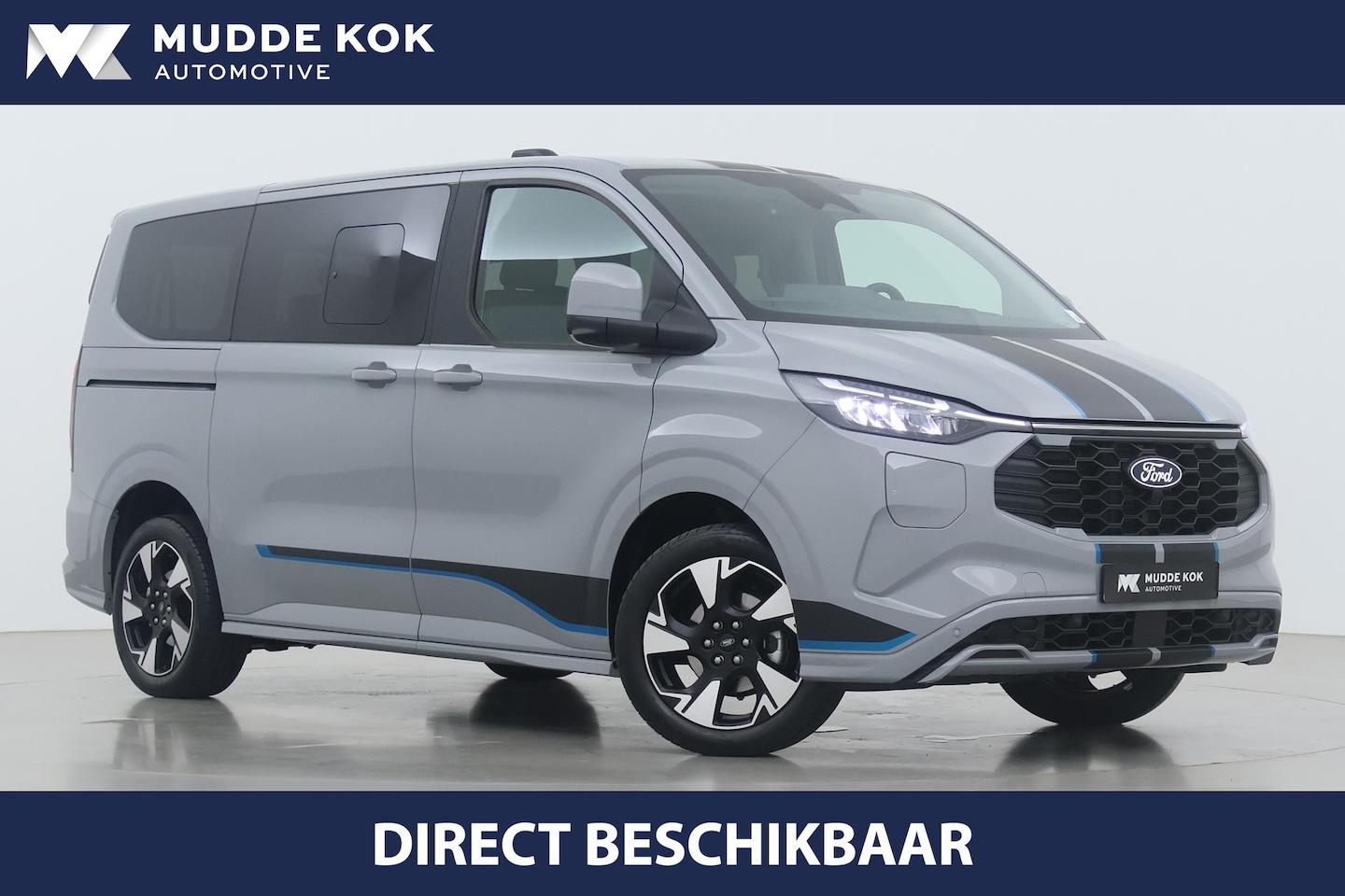 Ford Transit Custom - 340 2.5 PHEV L2H1 Sport | 9P | Panoramadak | ACC | Stoel+Stuurverwarming | 360° Camera | B - AutoWereld.nl