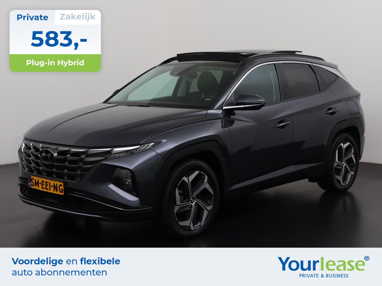 Hyundai Tucson - 1.6 T-GDI PHEV Premium Sky 4WD | All-in 583,- Private Lease | Zondag Open! - AutoWereld.nl