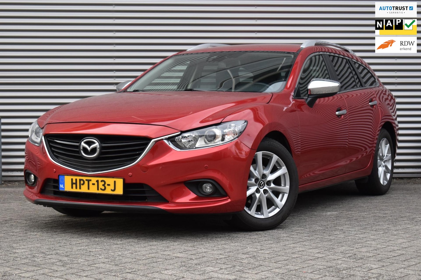 Mazda 6 Sportbreak - 2.0 165-PK, Airco, Ecc, Cruise, Navi, Lmv. - AutoWereld.nl