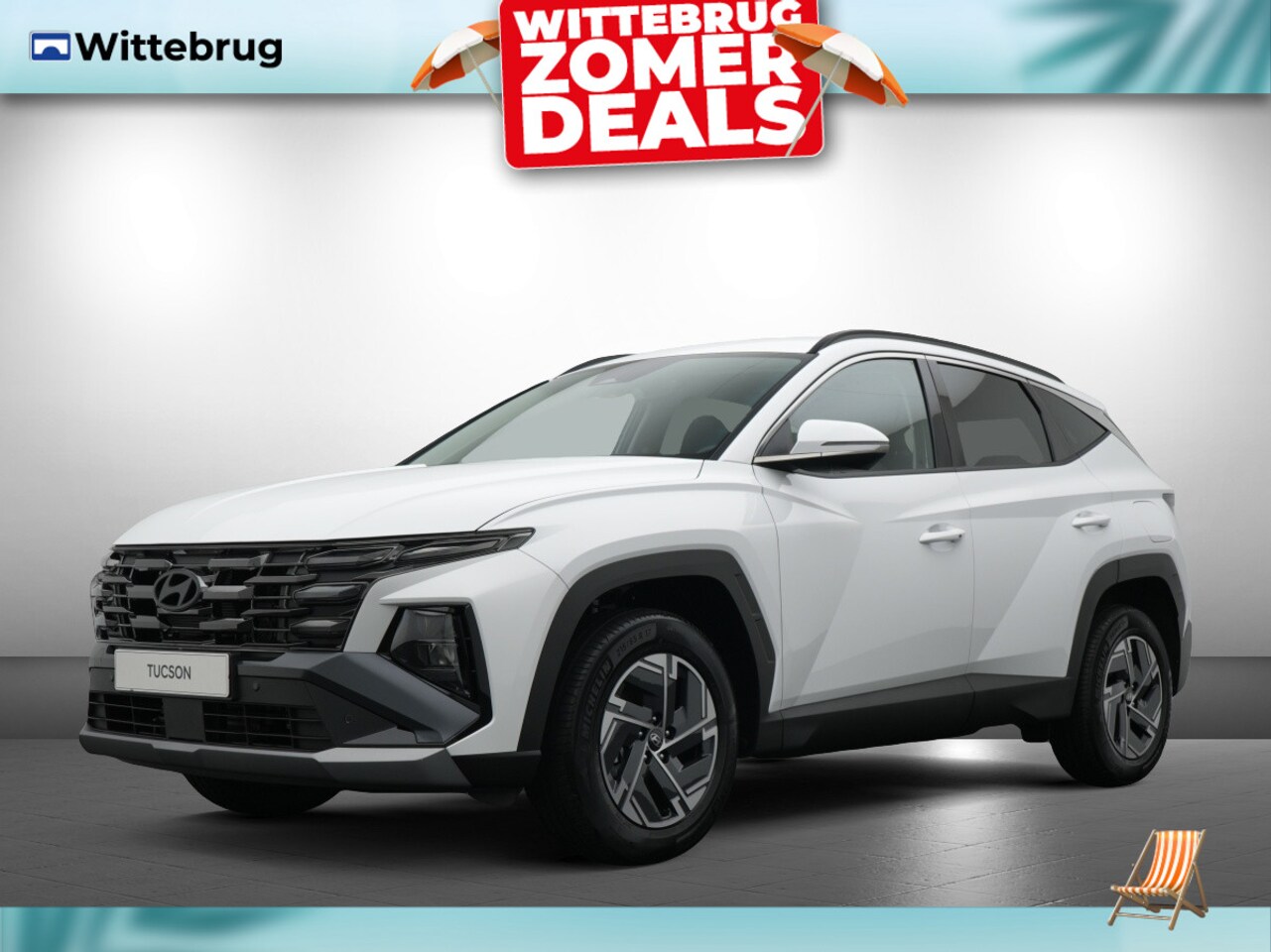 Hyundai Tucson - 1.6 T-GDI HEV Comfort FACELIFT Hybride Automaat met Navigatie, Climate Control en Camera U - AutoWereld.nl