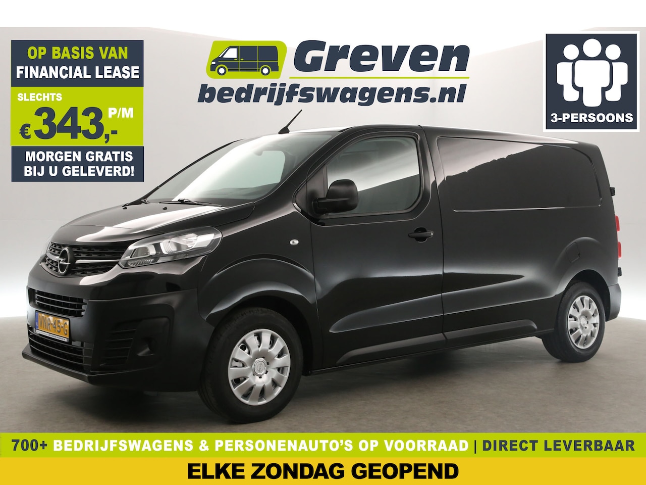 Opel Vivaro - 1.5 CDTI L2H1 Airco Cruise PDC 3 Persoons Elektrpakket Schuifdeur - AutoWereld.nl