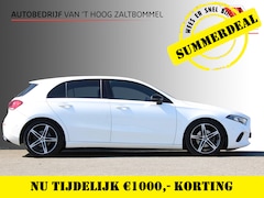 Mercedes-Benz A-klasse - 180d AUT7 Launch Edition Premium Night LEDER WIDESCREEN CAMERA NAVI 18''
