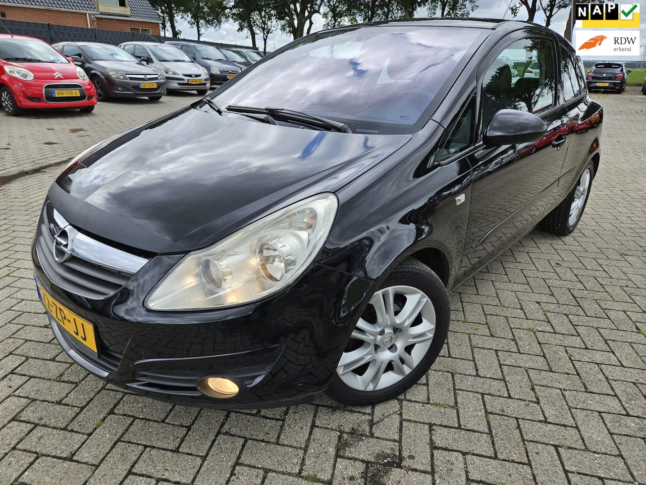 Opel Corsa - 1.4-16V Cosmo. 2008. Airco/Cruise/CV/Half Leder/Mistlampen etc.. APK 06-2026 - AutoWereld.nl