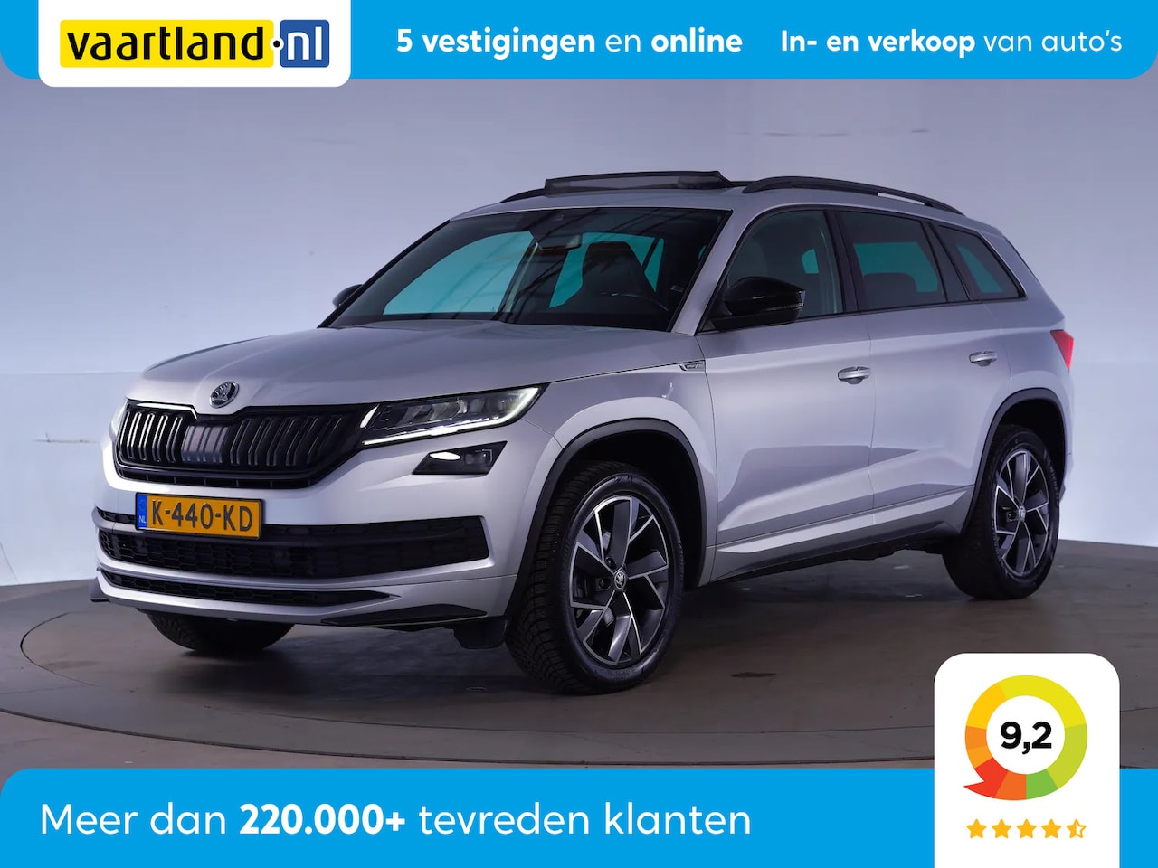 Skoda Kodiaq - 1.5 TSI ACT Sportline Business Aut, [ Panorama Leder/Alcantara Canton ] - AutoWereld.nl
