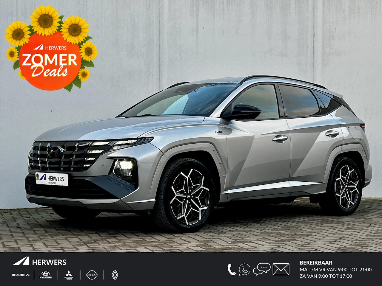 Hyundai Tucson - 1.6 T-GDI PHEV plug-in N Line 4WD / Afneembare trekhaak 1.350 kg / Elektrisch bedienbare s - AutoWereld.nl