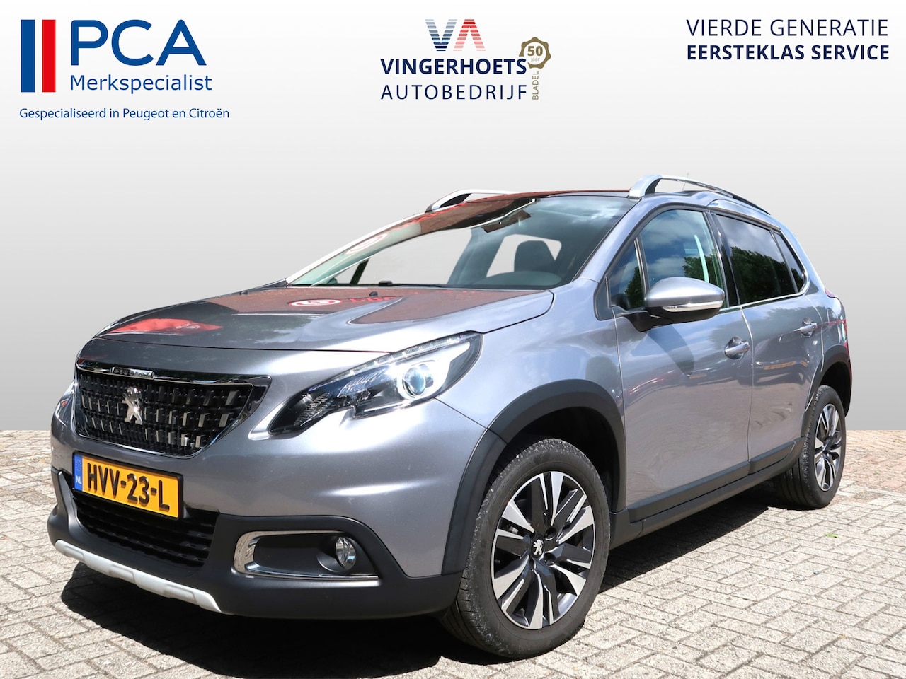 Peugeot 2008 - 1.2 Benzine * Hele Luxe Allure * Hoge Zit * Navigatie * Panoramadak * 1/2 Leder Interieur - AutoWereld.nl