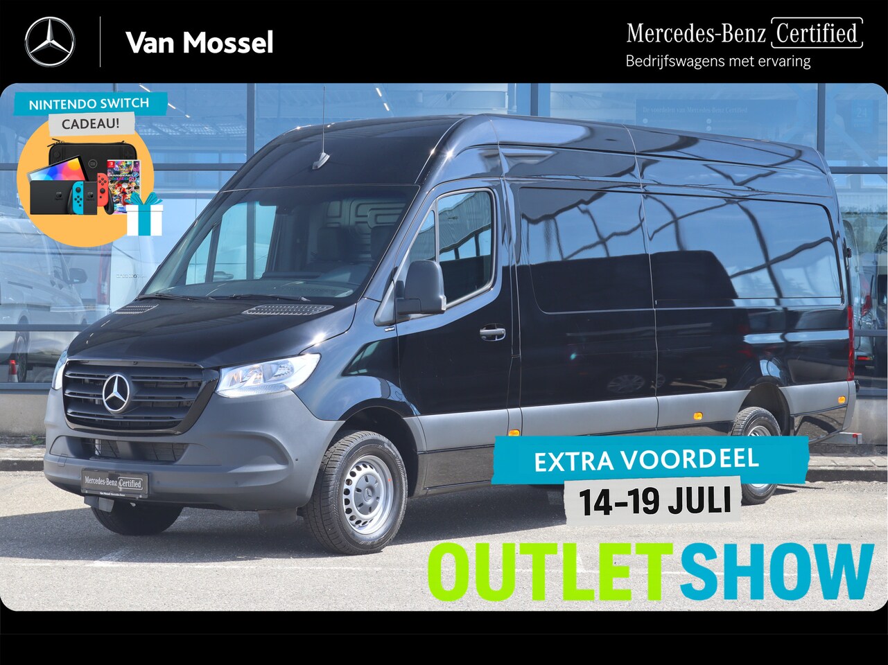 Mercedes-Benz Sprinter - 317 CDI L3H2 | AIRCO/NAVI/CAMERA/CRUISE/3.500KG AHW | Certified - AutoWereld.nl