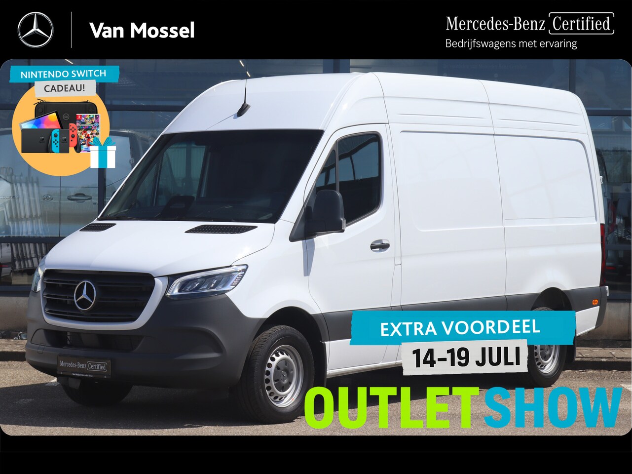 Mercedes-Benz Sprinter - 317 CDI L2H2 Select | AIRCO/CAMERA/CARPLAY/3.500KG AHW | Certified - AutoWereld.nl