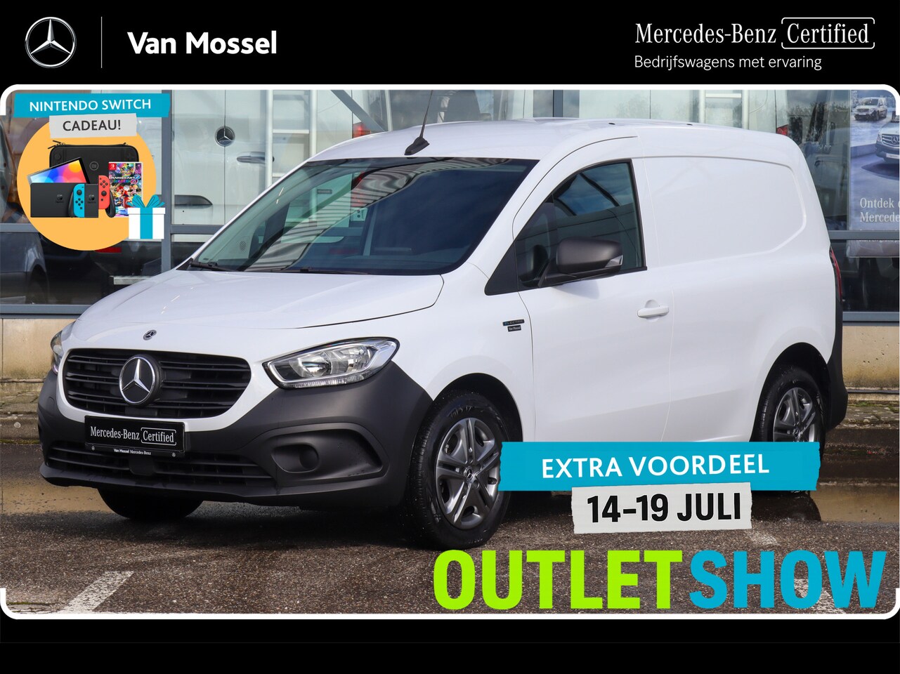 Mercedes-Benz eCitan - L1 Pro 51 kWh | CLIMA/NAVI/CAMERA/TREHKAAK | Certified . - AutoWereld.nl