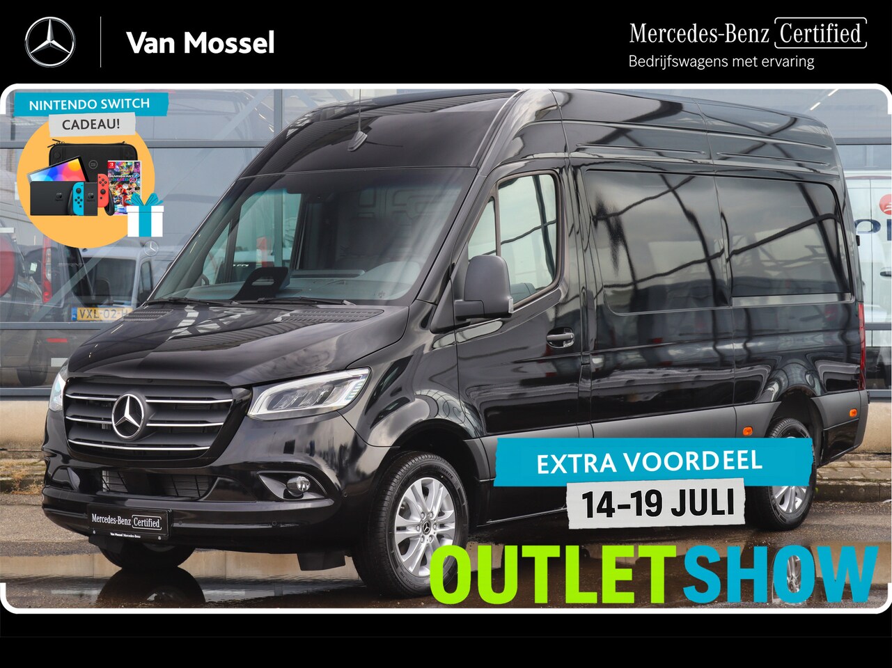 Mercedes-Benz Sprinter - 317 CDI L2H2 PRO | CLIMA/CAMERA/3.500KG AHW | Certified . - AutoWereld.nl