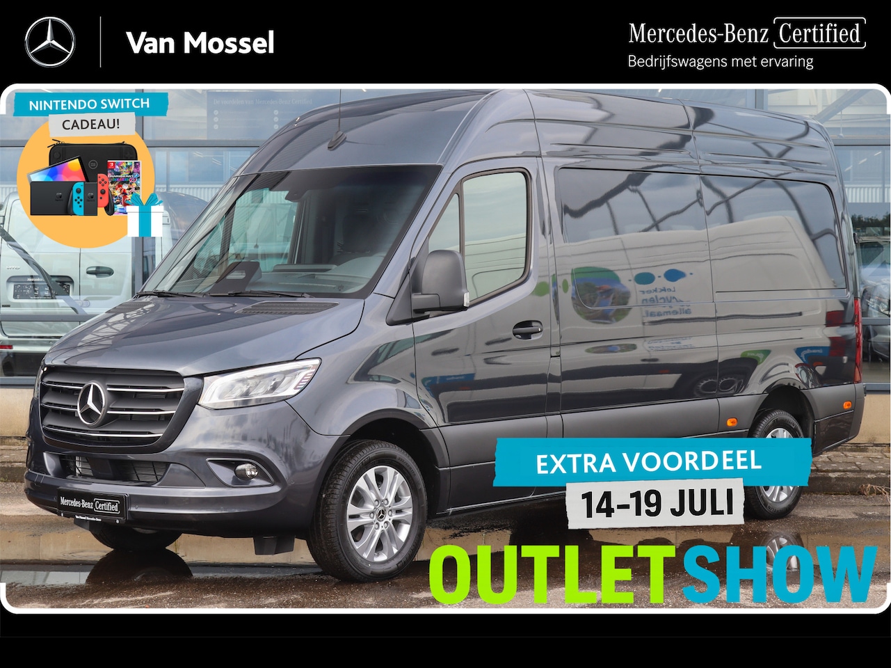 Mercedes-Benz Sprinter - 315 CDI L2H2 PRO | CLIMA/CAMERA/CRUISE/3.500KG AHW | Certified . - AutoWereld.nl