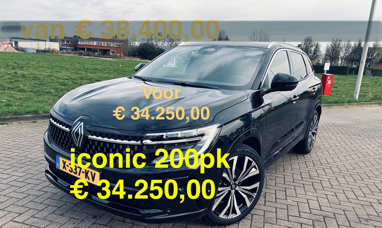 Renault Austral - 1.2 E-Tech Hybrid 200 Iconic 200PK Full hybrid | X-337-KV | 20” VELGEN | Achterklep elektrisch | Adaptieve CC - AutoWereld.nl