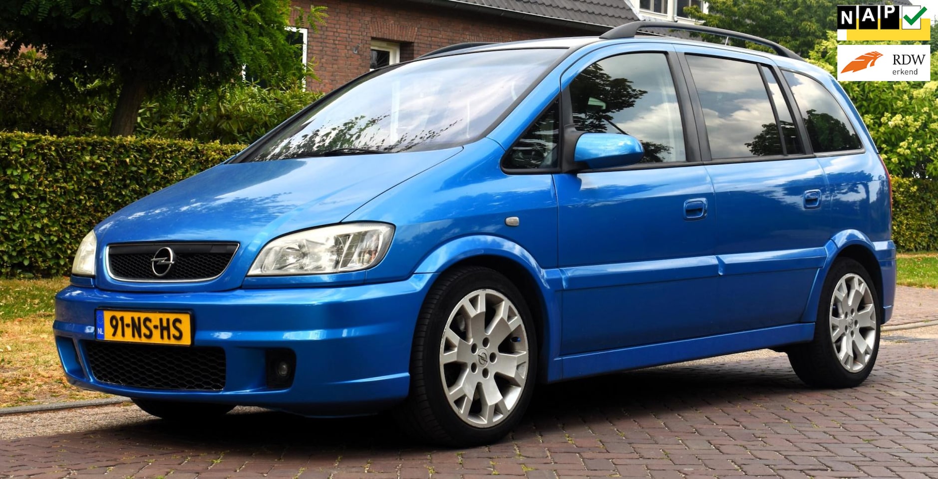 Opel Zafira - 2.0-16V OPC 7 PERSOONS MET CRUISE CONTROL, TREKHAAK EN MEER! apk tot 24 juni 2026! - AutoWereld.nl