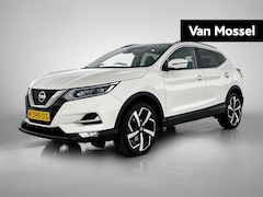 Nissan Qashqai - 1.2 Tekna | Parkeer sensoren | LMV | Panorama dak | Navigatie | Half leder | Climate contr
