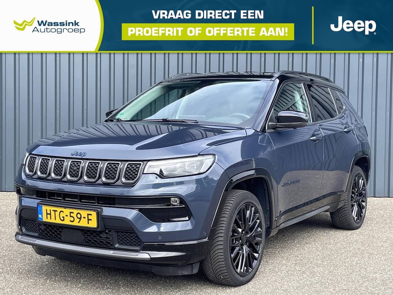 Jeep Compass - 1.3T 4XE 240pk EAWD Aut S I Navigatie I Carplay I Stoel/stuurverwarming I Elektrische acht - AutoWereld.nl