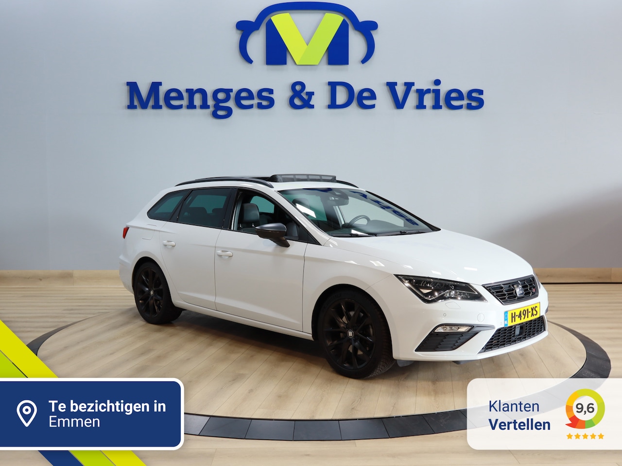 SEAT Leon ST - 1.5 TSI FR Ultimate Edition Black Airco ECC | Panorama | Virtual | Camera | Adaptive Cruis - AutoWereld.nl