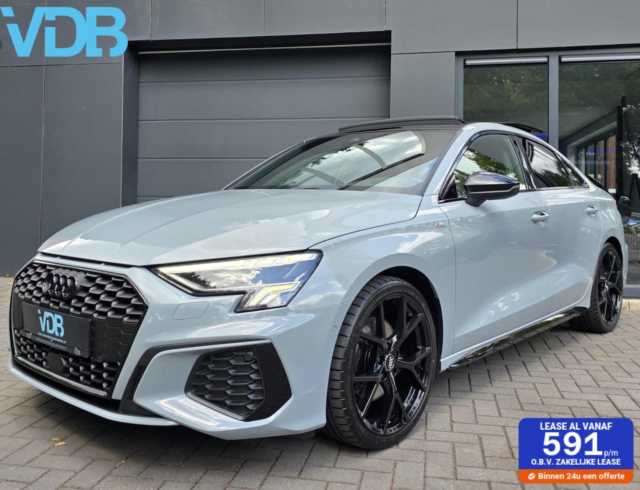Audi A3 Limousine - 35 TFSI S-LINE S-TRONIC CARBON PFEIL GRAU! - AutoWereld.nl