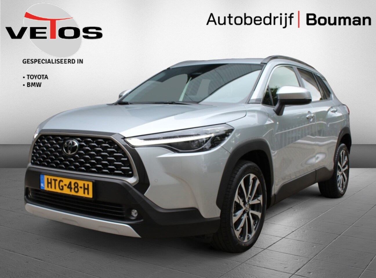 Toyota Corolla Cross - 1.8 HEV 200pk Teamplayer Winter / Tech / BSM / PDC / NAVI - AutoWereld.nl