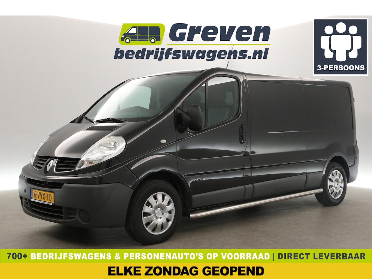 Renault Trafic - 2.0 dCi T29 L2H1 | APK tot 04-2026 | Airco Cruise Trekhaak 3 Persoons Elektrpakket Sidebar - AutoWereld.nl