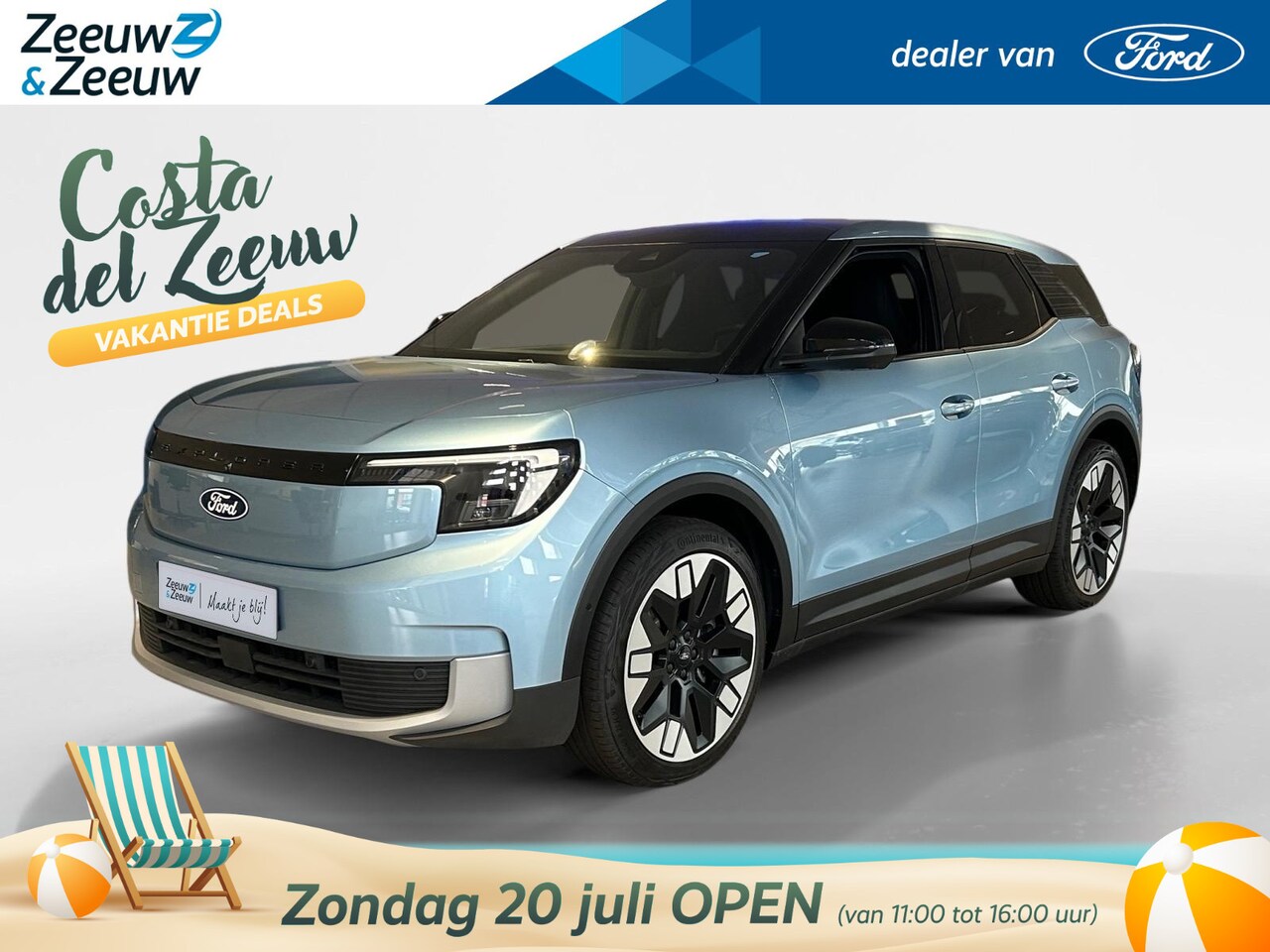 Ford Explorer - Extended Range RWD 77 kWh 286pk | €1.000.- korting | 0,99% rente | Tot 5.000km gratis opla - AutoWereld.nl
