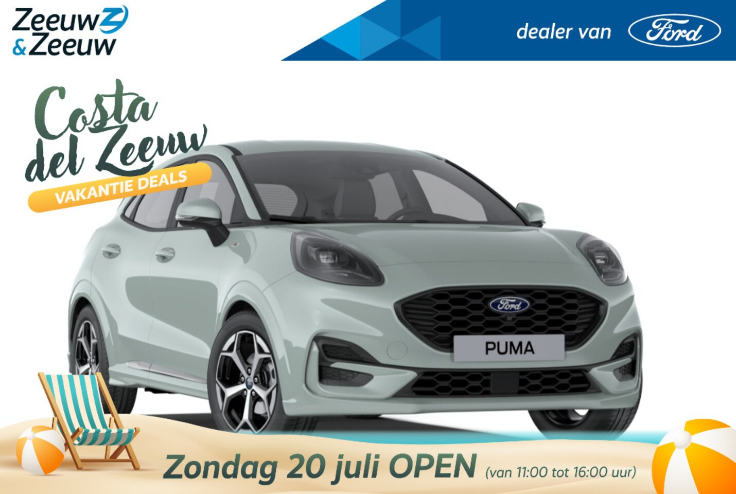 Ford Puma - 1.0 EcoBoost Hybrid ST-Line 125pk | Tot €5.000.- korting | 0,99% rente | Nieuw te bestelle - AutoWereld.nl