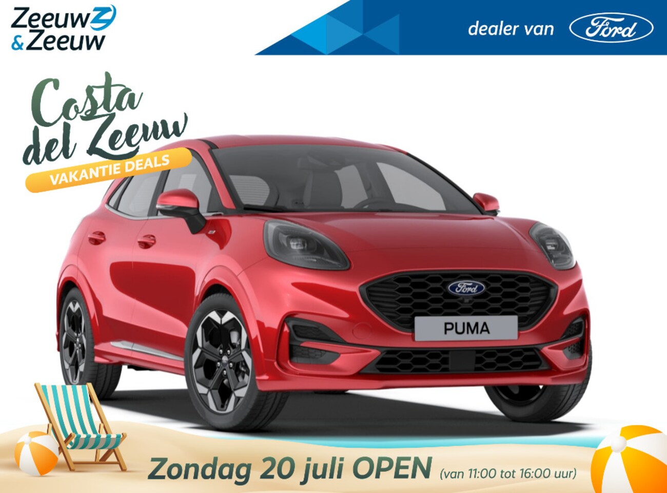 Ford Puma - 1.0 EcoBoost Hybrid ST-Line X 125pk | Tot €5.000.- korting | 0,99% rente | Nieuw te bestel - AutoWereld.nl