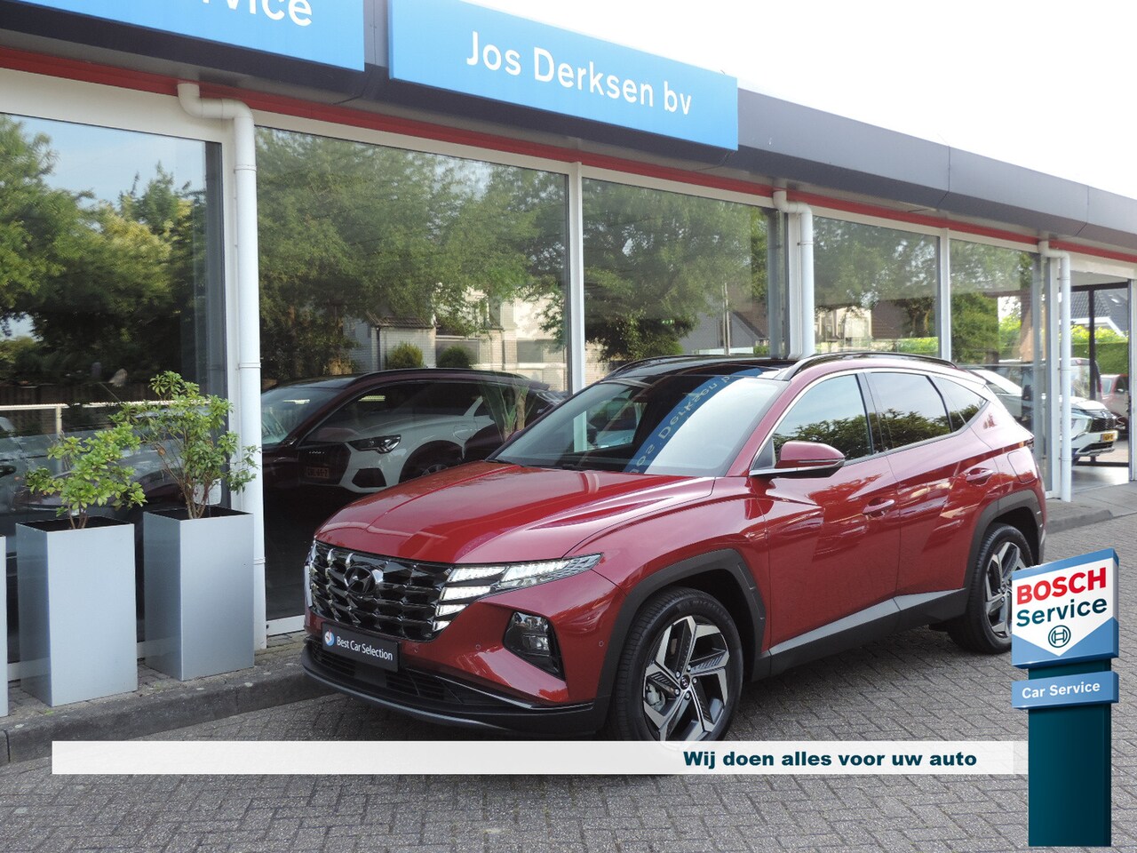 Hyundai Tucson - 1.6 T-GDI HEV Premium Sky - Pano | camera 360 | Stoel ventilatie | Stuurverw. | Leer/memor - AutoWereld.nl