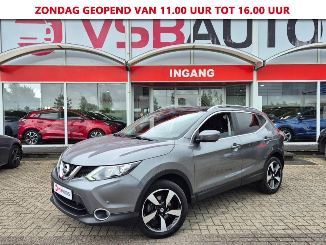 Nissan Qashqai - 1.2 DIG-T LED PANO-DAK NAVIGATIE 360-CAMERA ECC-AIRCO LMV PDC - AutoWereld.nl