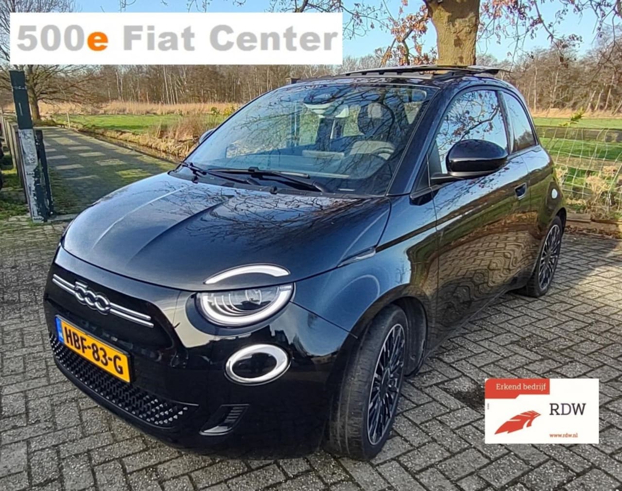 Fiat 500 - E-SchuifDak- NU MET SUMMERSALE KORTING VAN 2000 euro!!! - AutoWereld.nl