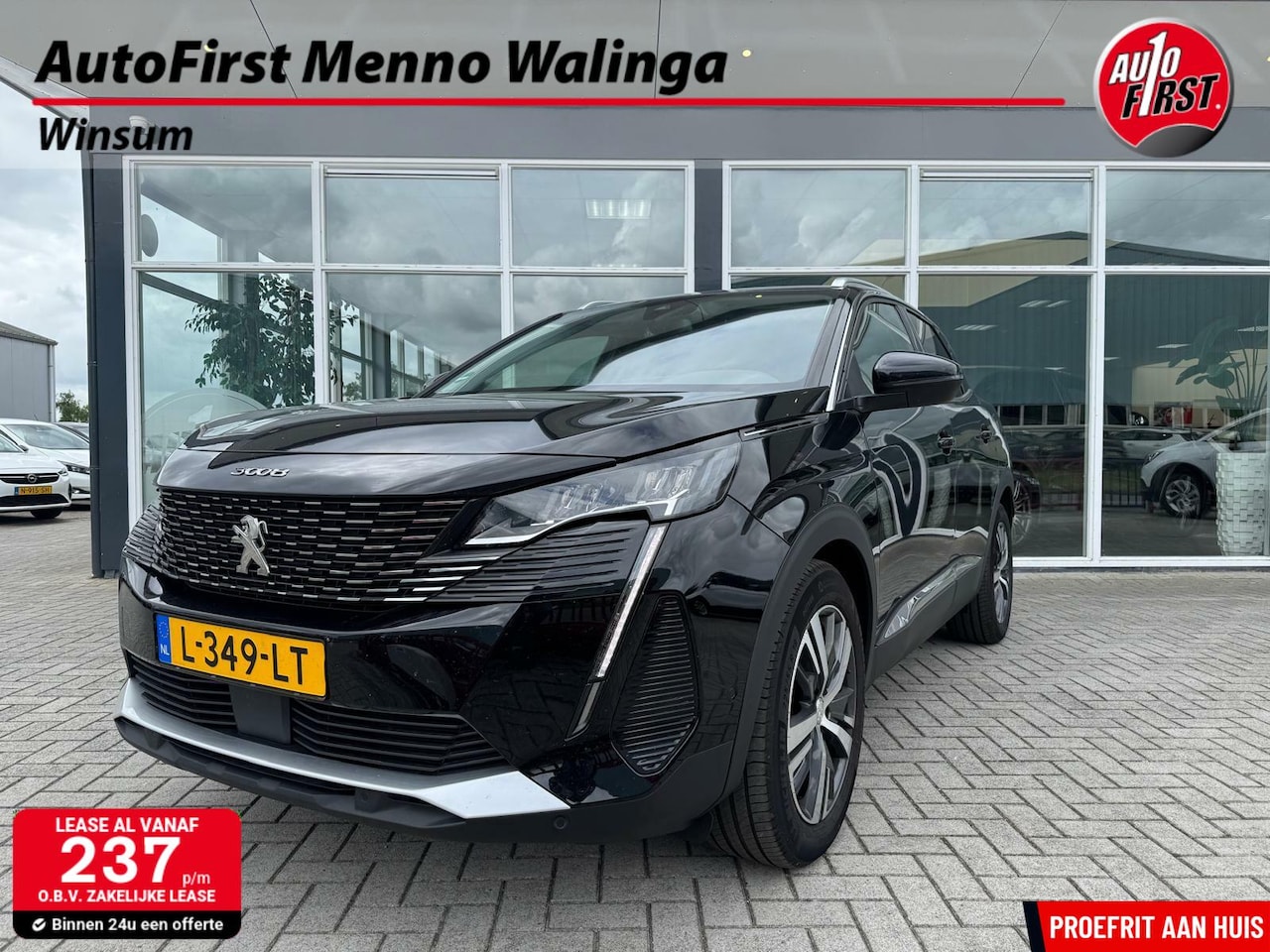 Peugeot 3008 - 1.2 PureTech Blue Lease Allure|Trekhaak|Camera|Navi|Keyless| - AutoWereld.nl