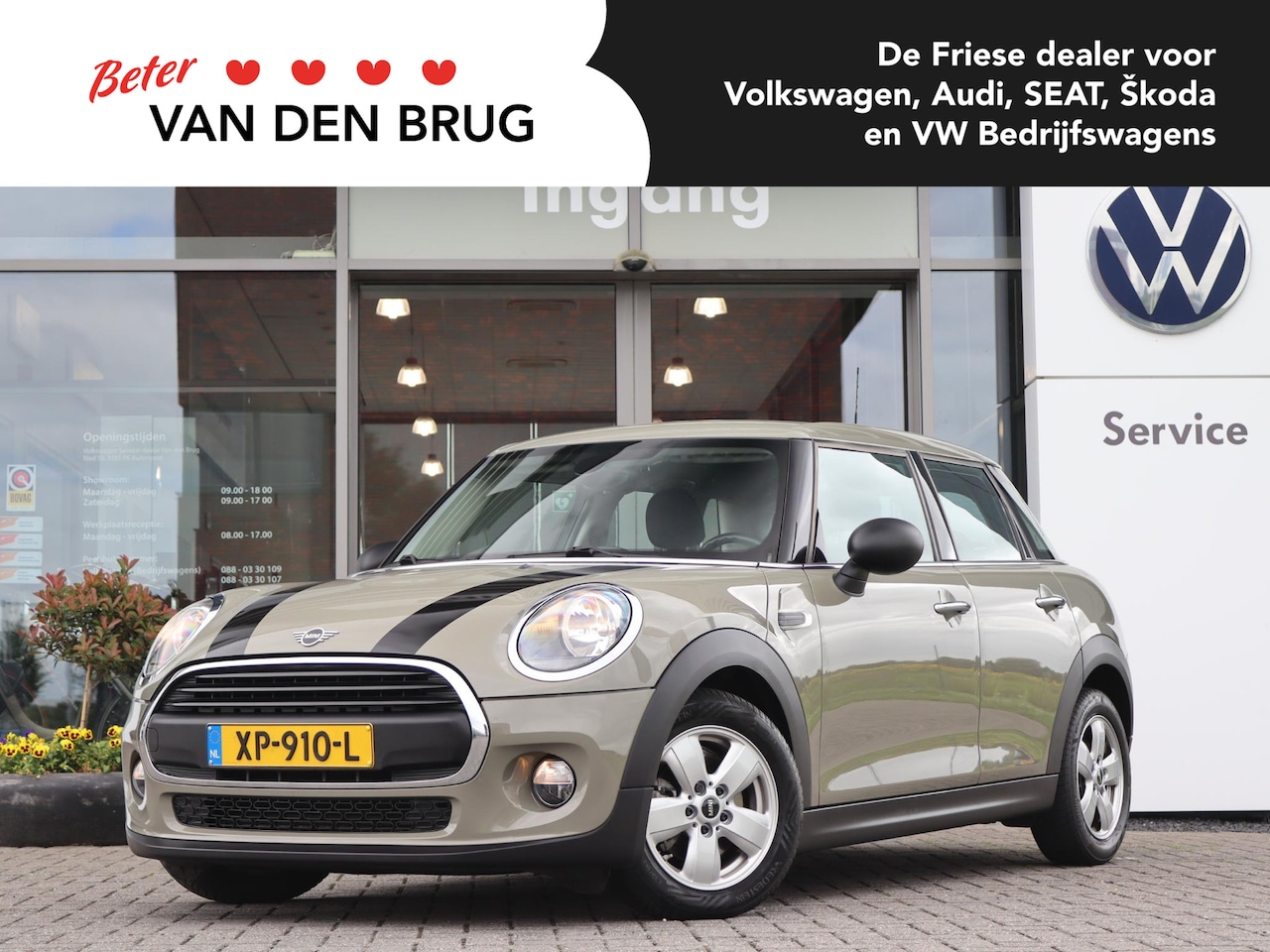 MINI One - Mini 1.5 102 pk Salt | Navigatie | Bluetooth | Airco | Cruise Control | PDC Achter | 15'' - AutoWereld.nl