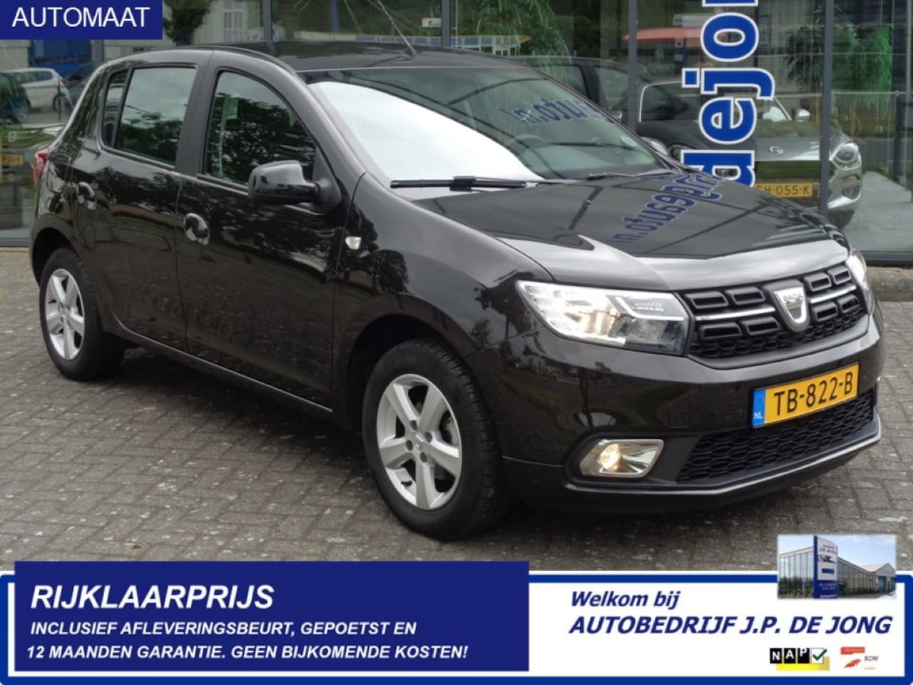 Dacia Sandero - 0.9 TCe Laureate AUTOMAAT Airco Cruise LMV Parkeersensoren NL auto - AutoWereld.nl
